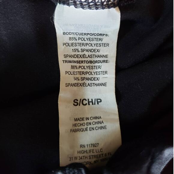 Gaiam Women's Black Full Length Mesh Leggings Small - Picture 5 of 8